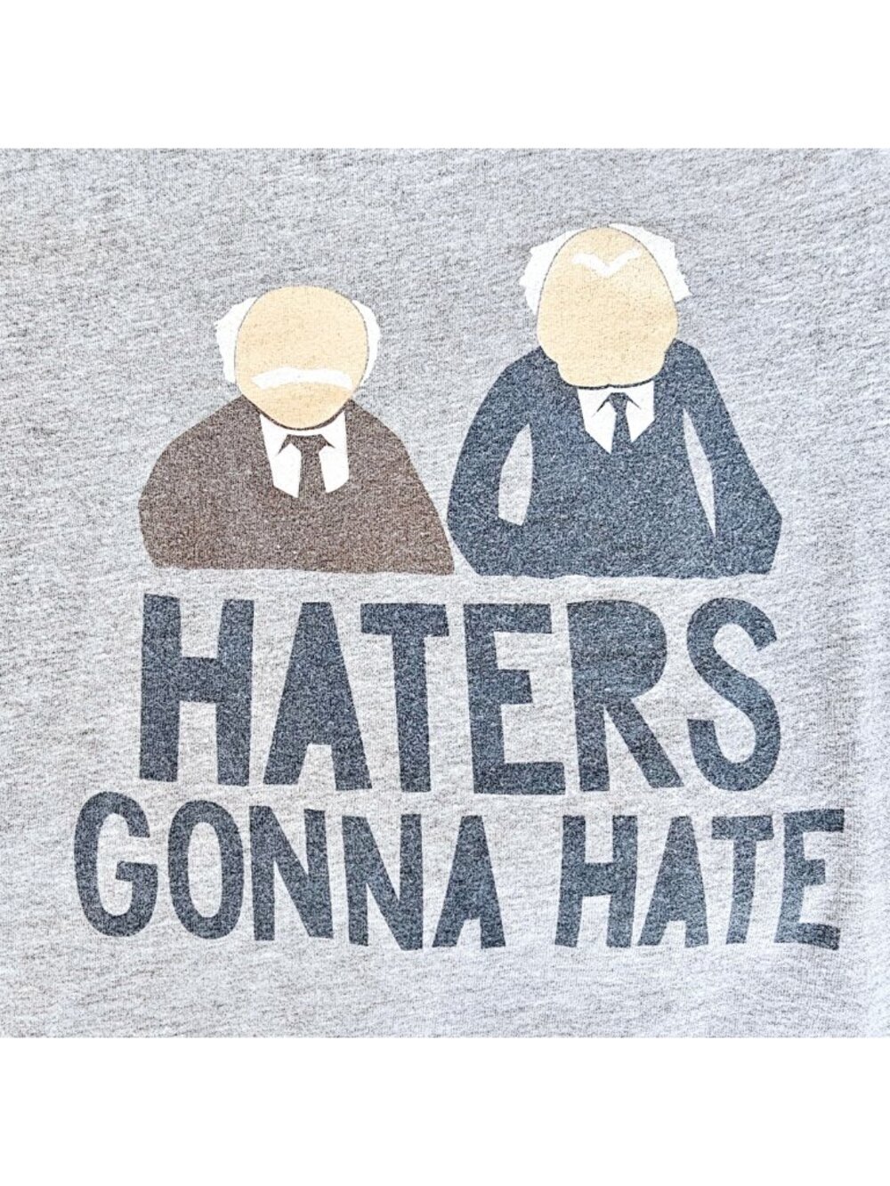 Next Level 'Haters Gonna Hate' Women's T-Shirt, Gray, Size M - Picture 6 of 8